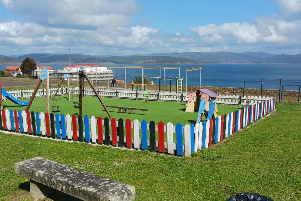 Casa Maria Con Jardin, Aparcamiento Y Vistas Al Mar Villa Finisterre Exterior photo