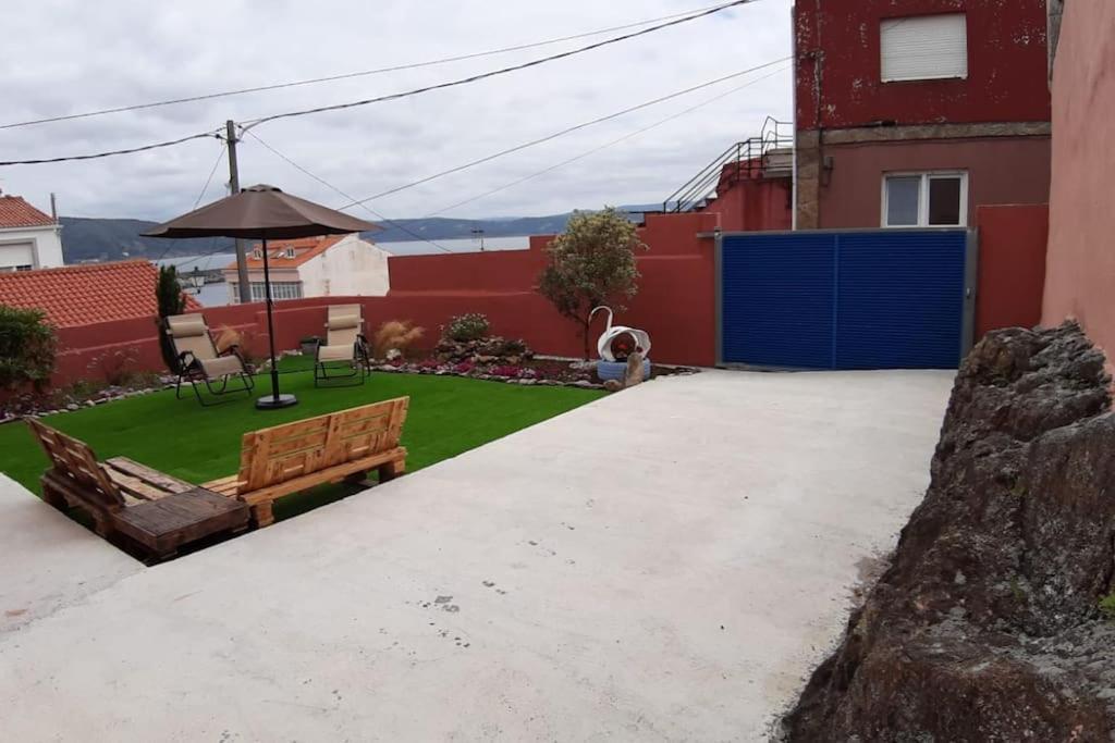 Casa Maria Con Jardin, Aparcamiento Y Vistas Al Mar Villa Finisterre Exterior photo